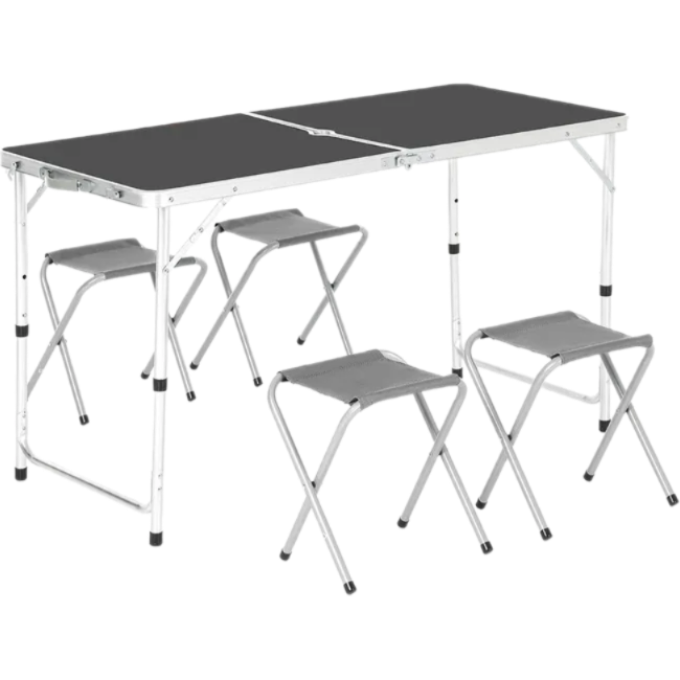 Набор мебели для пикника GREEN GLADE M790-5 темно-серый